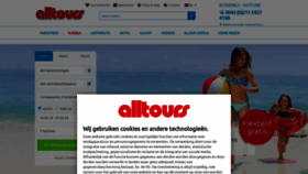 What Alltours.nl website looked like in 2023 (1 year ago)