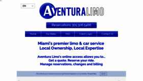 What Aventuraride.com website looked like in 2023 (1 year ago)