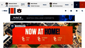 What Auburntigers.com website looked like in 2023 (1 year ago)