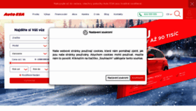 What Autoesa.cz website looked like in 2023 (2 years ago)