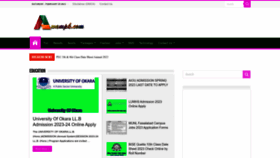 What Awampk.com website looked like in 2023 (1 year ago)