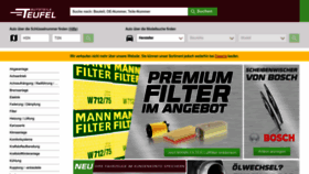 What Autoteile-teufel.de website looked like in 2023 (1 year ago)