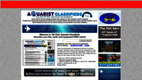 What Aquarist-classifieds.co.uk website looked like in 2023 (1 year ago)