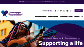 What Actorsfund.org website looked like in 2023 (1 year ago)