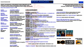 What Anagen.net website looked like in 2023 (1 year ago)