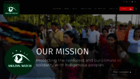 What Amazonwatch.org website looked like in 2023 (1 year ago)