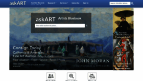 What Askart.com website looked like in 2023 (1 year ago)