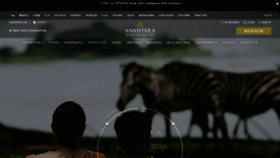 What Anantara.com website looked like in 2023 (1 year ago)