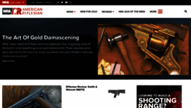 What Americanrifleman.org website looked like in 2023 (1 year ago)