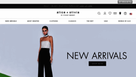 What Aliceandolivia.com website looked like in 2023 (1 year ago)