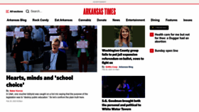 What Arktimes.com website looked like in 2023 (1 year ago)
