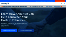 What Annuityfyi.com website looked like in 2023 (1 year ago)