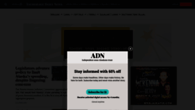 What Adn.com website looked like in 2023 (1 year ago)