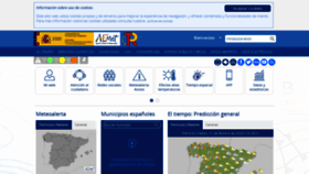 What Aemet.es website looked like in 2023 (1 year ago)
