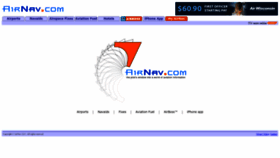 What Airnav.com website looked like in 2023 (1 year ago)