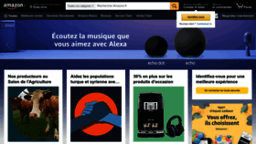 What Amazon.fr website looked like in 2023 (1 year ago)