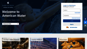 What Amwater.com website looked like in 2023 (1 year ago)