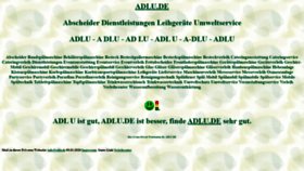 What Adlu.de website looked like in 2023 (1 year ago)