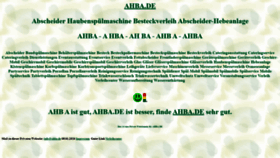 What Ahba.de website looked like in 2023 (2 years ago)