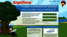 What Angelfire.com website looked like in 2023 (1 year ago)