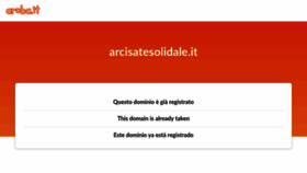 What Arcisatesolidale.it website looked like in 2023 (1 year ago)