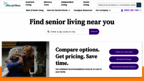What Aplaceformom.com website looked like in 2023 (2 years ago)