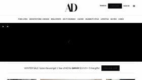 What Architecturaldigest.com website looked like in 2023 (1 year ago)
