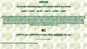 What Adpp.de website looked like in 2023 (1 year ago)