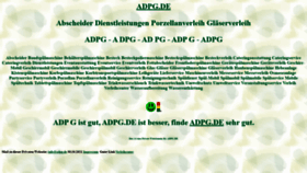 What Adpg.de website looked like in 2023 (2 years ago)