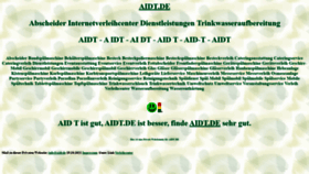 What Aidt.de website looked like in 2023 (1 year ago)