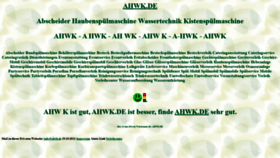 What Ahwk.de website looked like in 2023 (2 years ago)