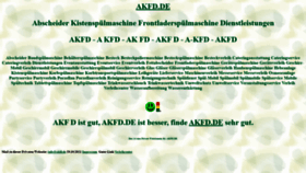 What Akfd.de website looked like in 2023 (2 years ago)
