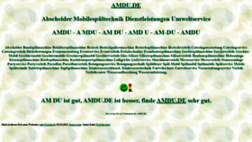 What Amdu.de website looked like in 2023 (1 year ago)
