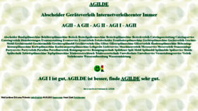 What Agii.de website looked like in 2023 (1 year ago)