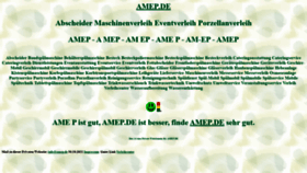 What Amep.de website looked like in 2023 (1 year ago)