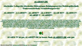 What Alarmtv.de website looked like in 2023 (1 year ago)