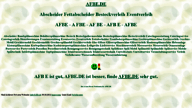 What Afbe.de website looked like in 2023 (2 years ago)