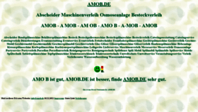 What Amob.de website looked like in 2023 (1 year ago)