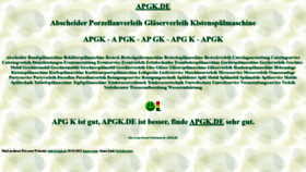 What Apgk.de website looked like in 2023 (1 year ago)