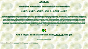 What Anep.de website looked like in 2023 (3 years ago)