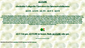 What Alui.de website looked like in 2023 (2 years ago)