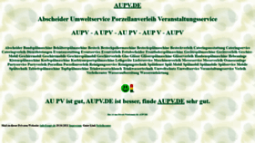 What Aupv.de website looked like in 2023 (2 years ago)
