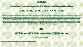 What Avpk.de website looked like in 2023 (2 years ago)