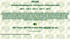 What Arut.de website looked like in 2023 (2 years ago)