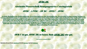 What Awrc.de website looked like in 2023 (1 year ago)