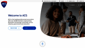 What Acs.org.au website looked like in 2023 (1 year ago)
