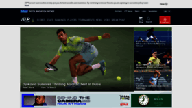 What Atptour.com website looked like in 2023 (1 year ago)