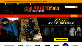What Adventuremoto.com.au website looked like in 2023 (1 year ago)