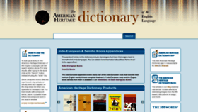 What Ahdictionary.com website looked like in 2023 (1 year ago)
