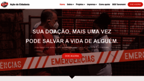 What Acaodacidadania.org.br website looked like in 2023 (1 year ago)